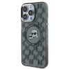 Karl Lagerfeld KLHMP15LHMCKMHK iPhone 15 Pro  6.1 czarny/black IML Monogram Karl&Choupette Head MagSafe